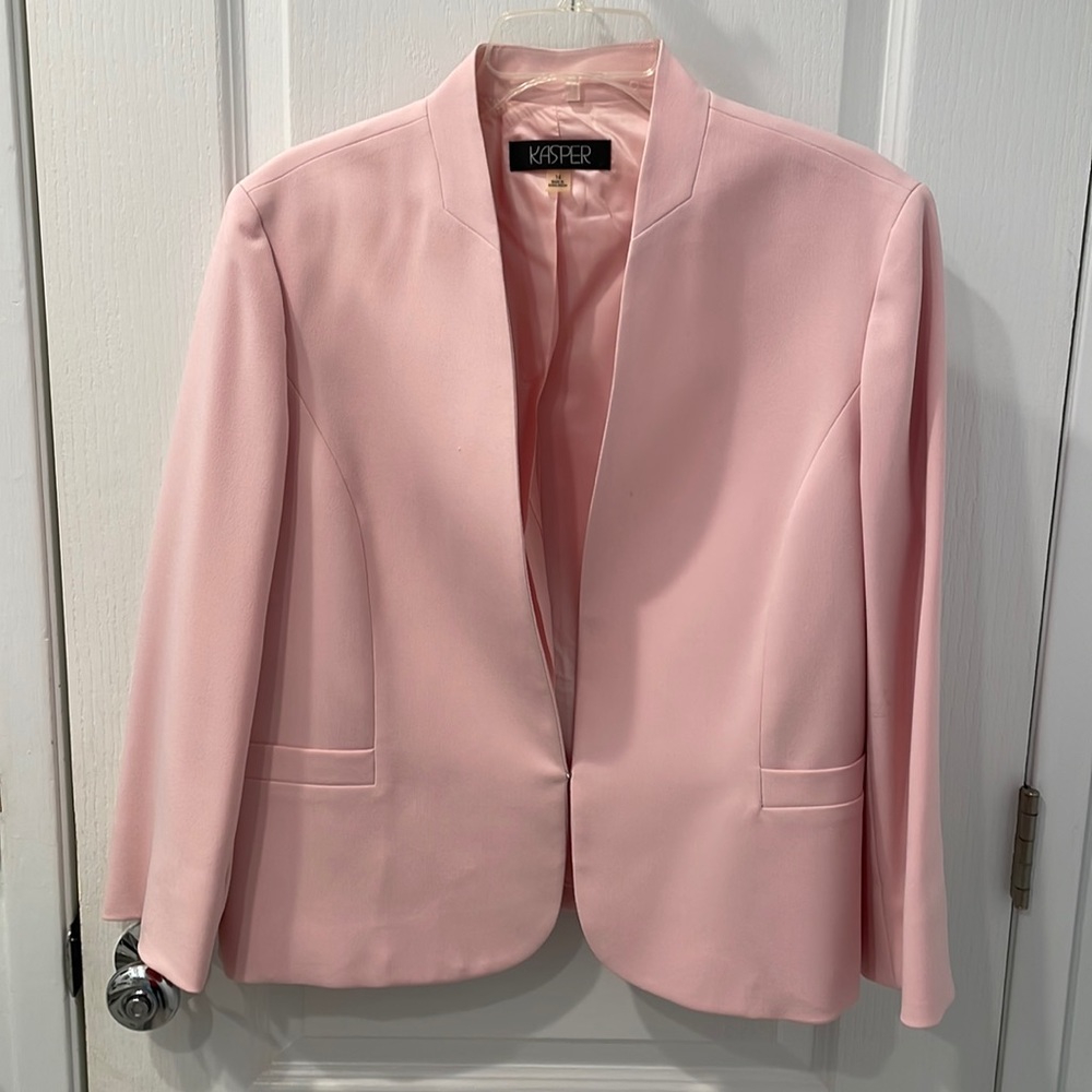 Women's Pink Jacket Size 14 by Kasper